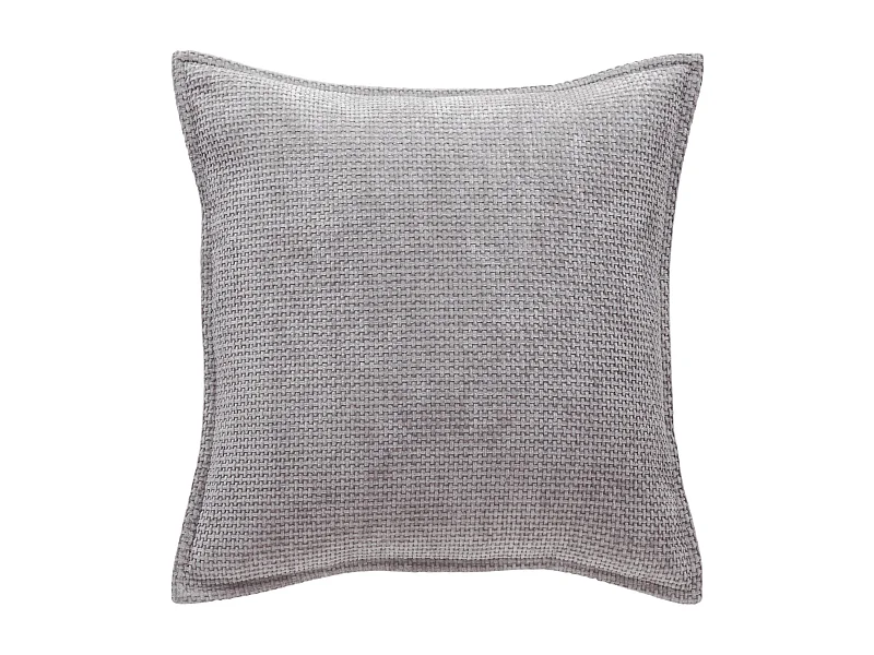 Taie d'oreiller Leila gris moyen 45x45