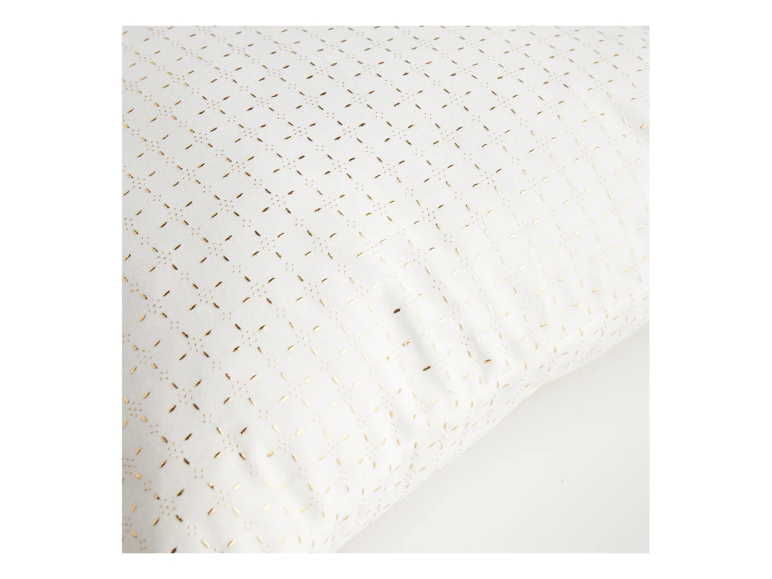 Taie d'oreiller décorative Orabelle Blanc Moyen 45x45