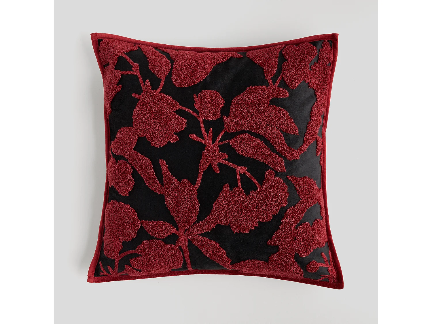 Housse De Couette Brodée Caleras Noir Moyen 45 x 45