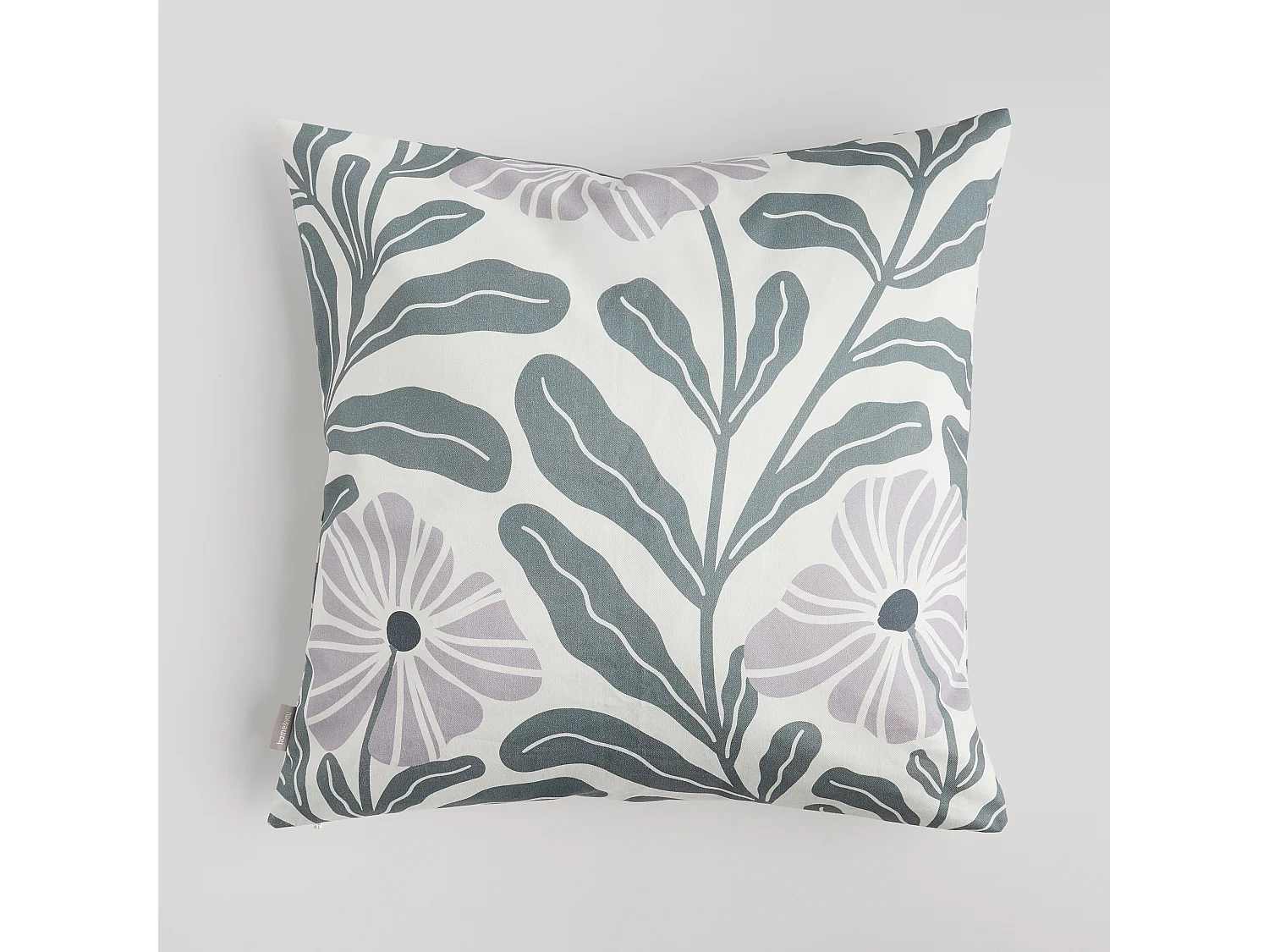 Housse De Couette En Coton Leyra Blanc Moyen 45 x 45