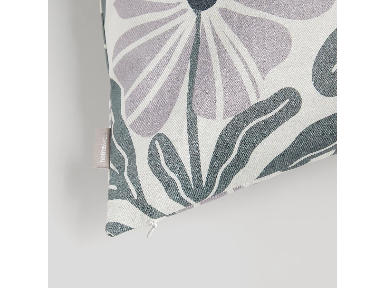 Housse De Couette En Coton Leyra Blanc Moyen 45 x 45