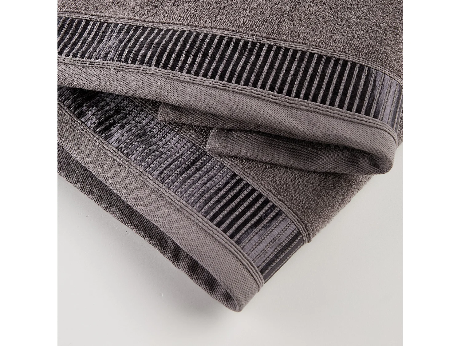 Badetuch Alicanty Dunkelgrau 100x150