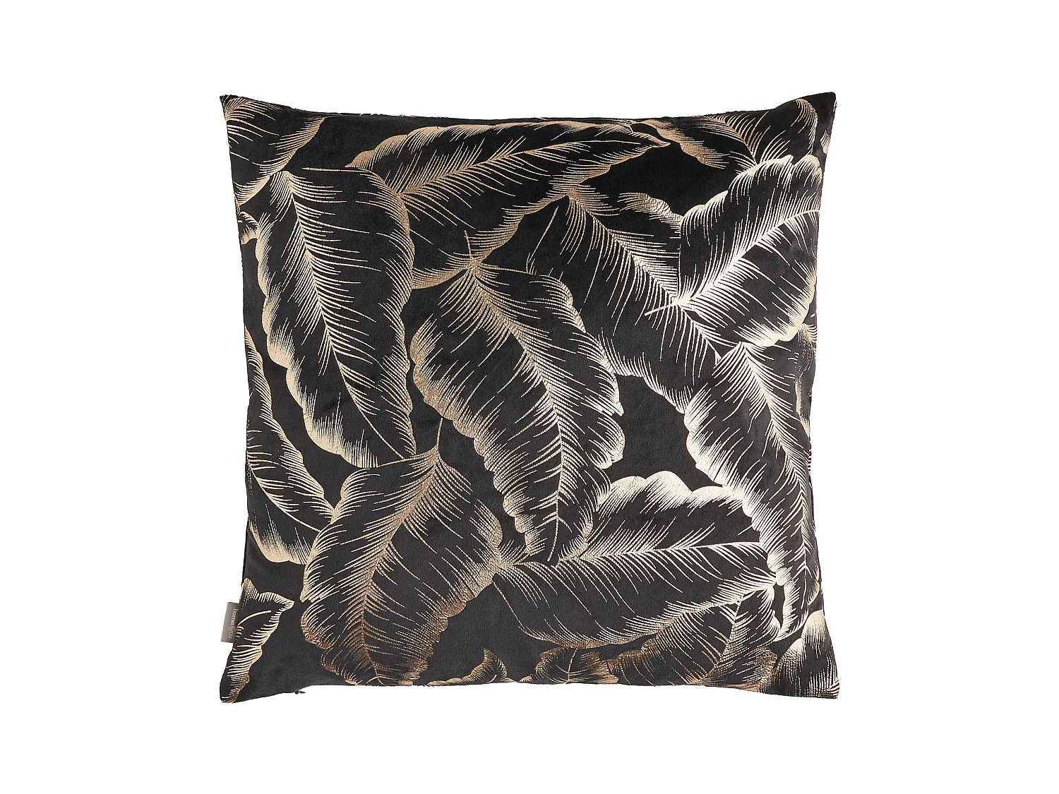 Housse De Couette Imprimée Foglare Noir Moyen 45x45