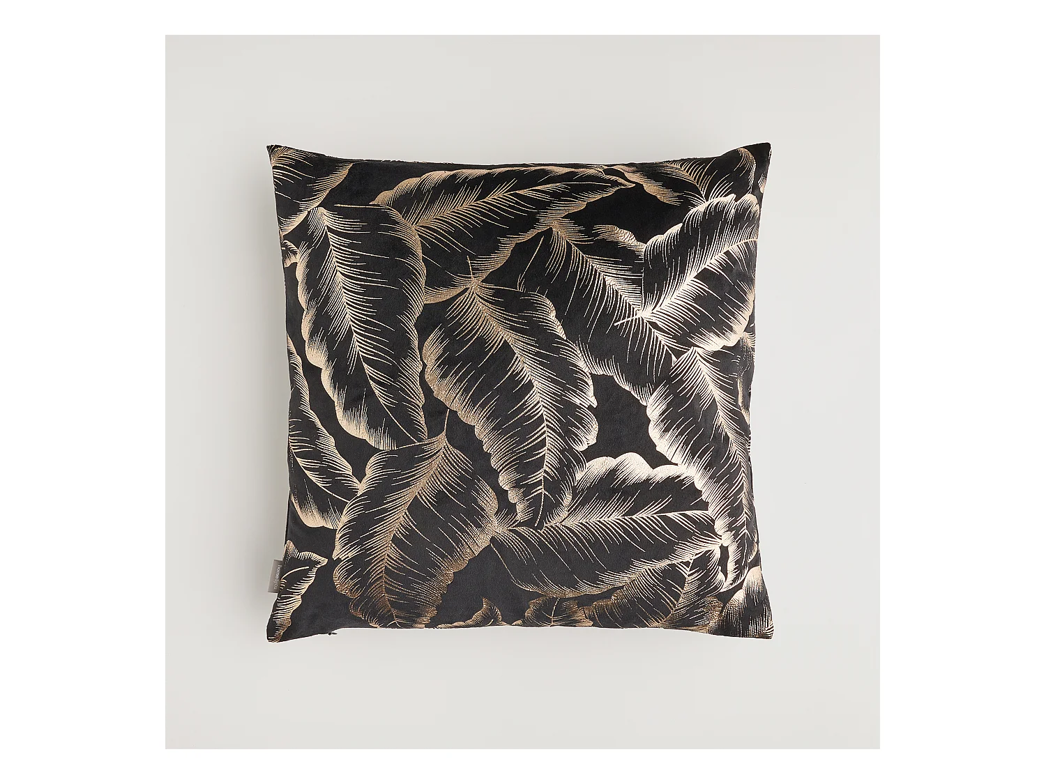 Housse De Couette Imprimée Foglare Noir Moyen 45x45