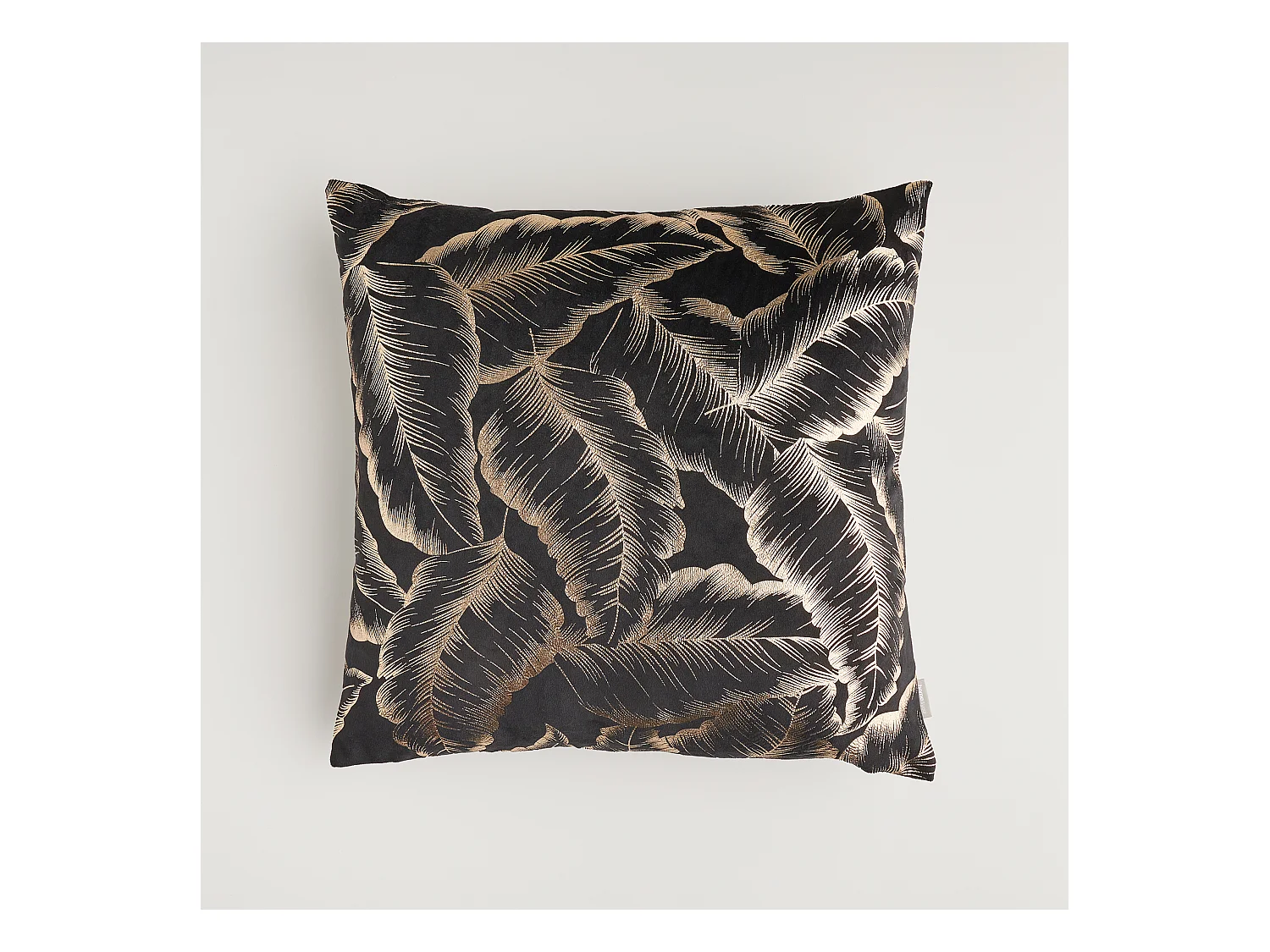 Housse De Couette Imprimée Foglare Noir Moyen 45x45