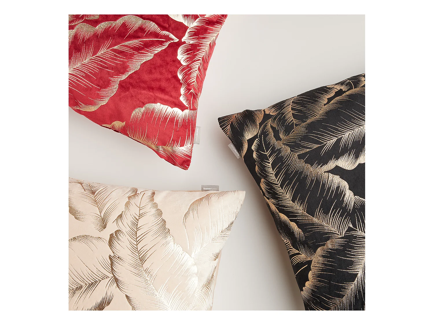 Housse De Couette Imprimée Foglare Noir Moyen 45x45