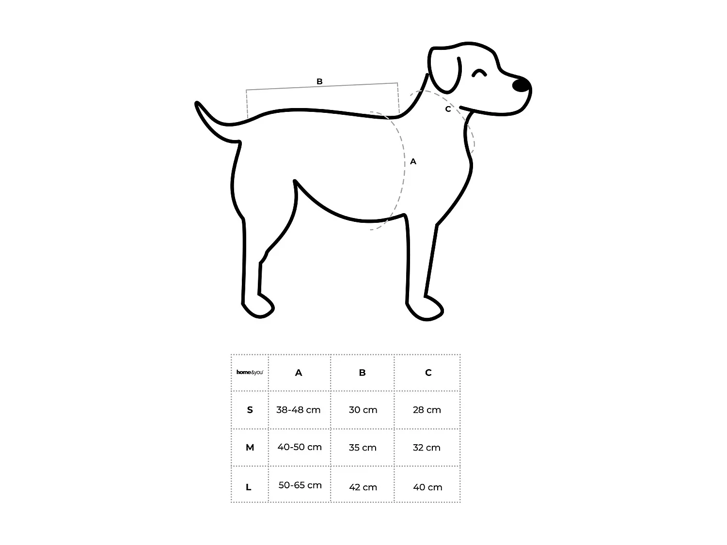 Haustier-Outfit Nata dunkelbeige 45 x 19 x 24