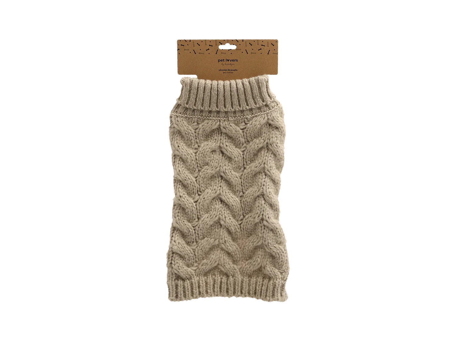 Haustier-Outfit Nata dunkelbeige 31 x 15 x 18