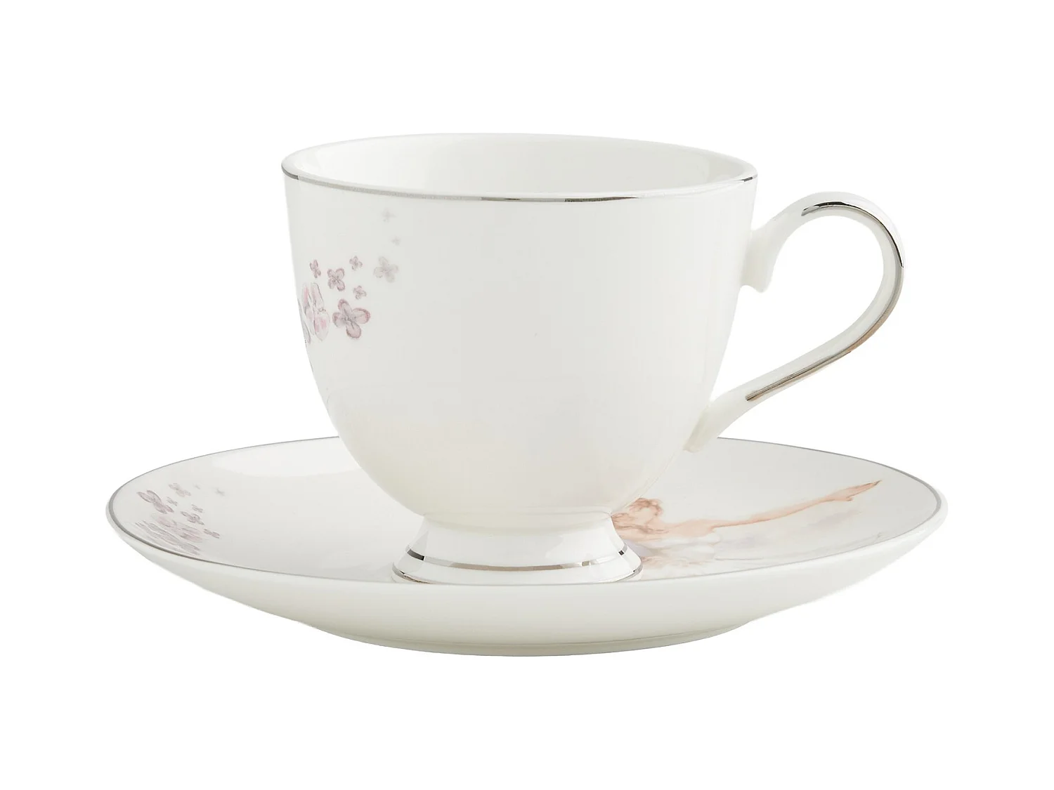 Tasse Mit Untertasse Natalie Mittelviolett 210ml
