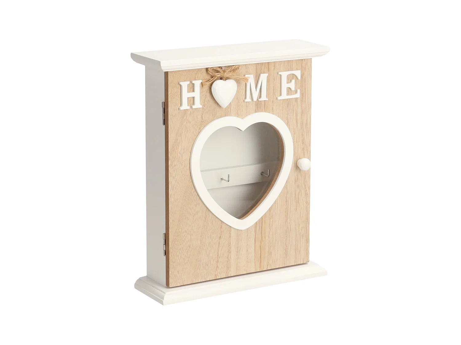 Schlüsselschrank Aruma hellbeige 26.5 x 21 x 7