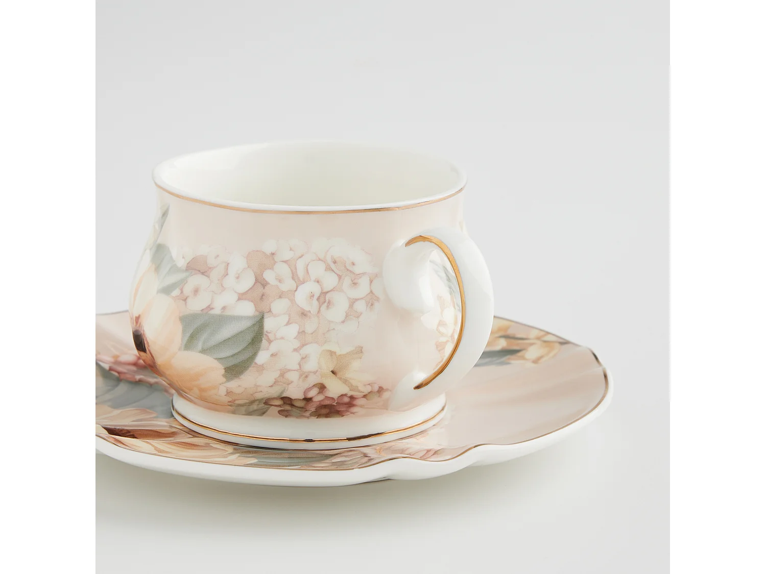 Tasse Avec Soucoupe Amorette 200ml Moyen Multicolore