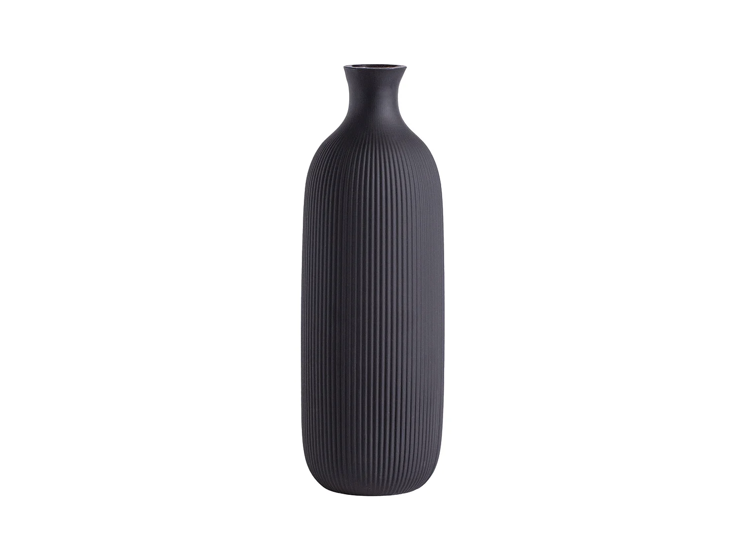 Vase Veerio Mittelschwarz 40 x 13