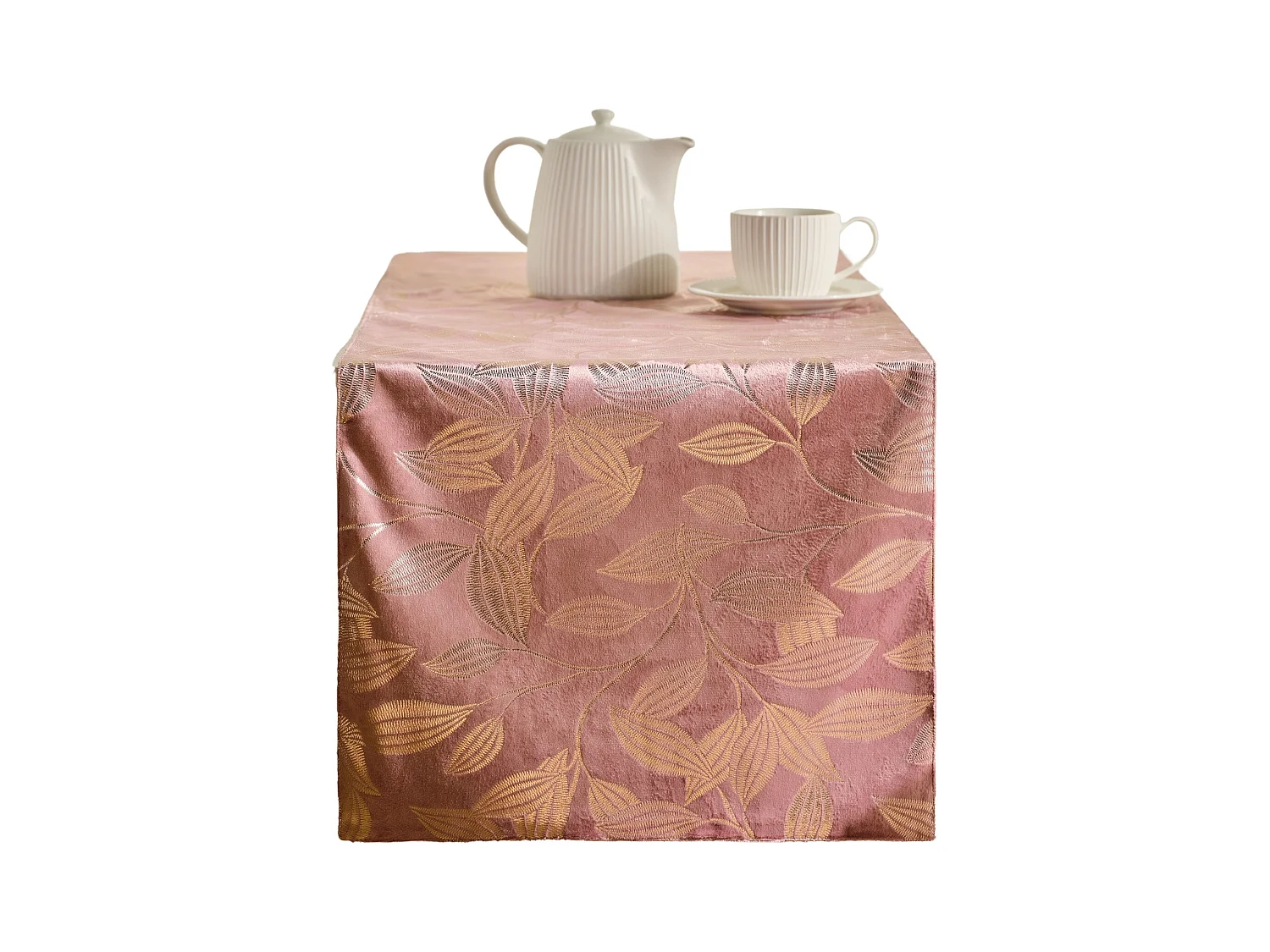 Chemin de table Blomstela rose foncé 40 x 180