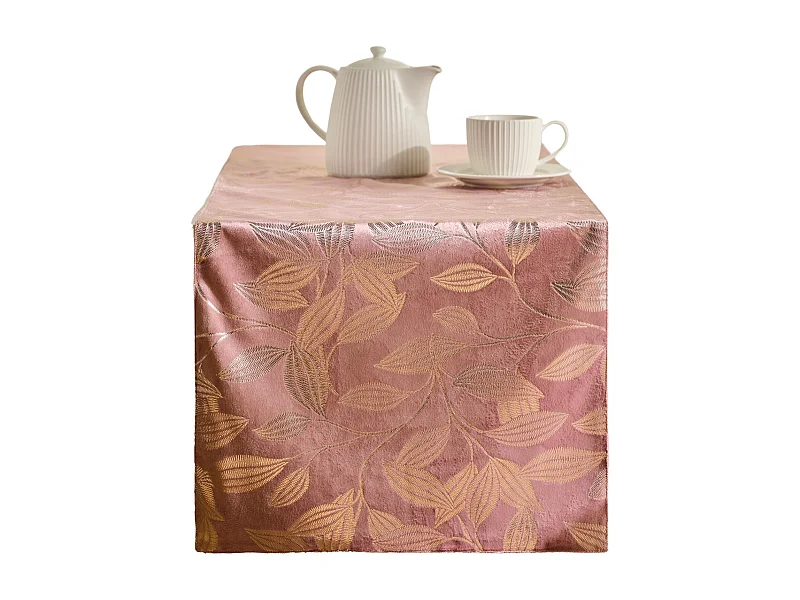 Chemin de table Blomstela rose foncé 40 x 180