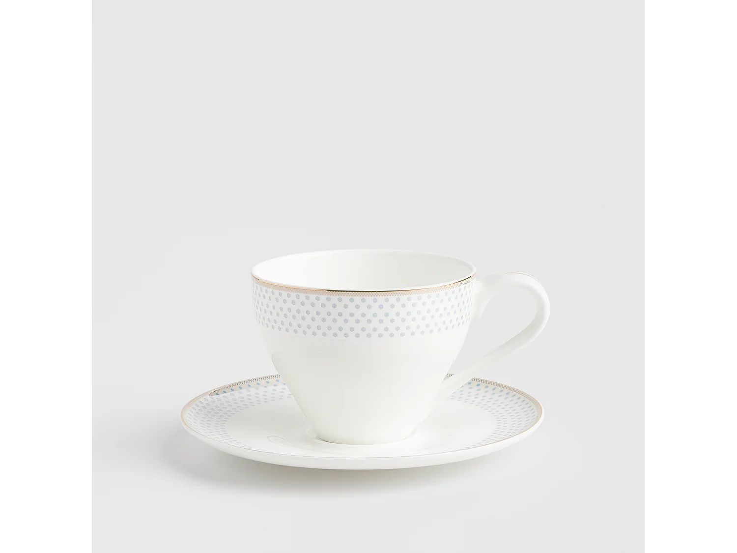 Tasse Mit Untertasse Cadena 250 ml Mittelblau