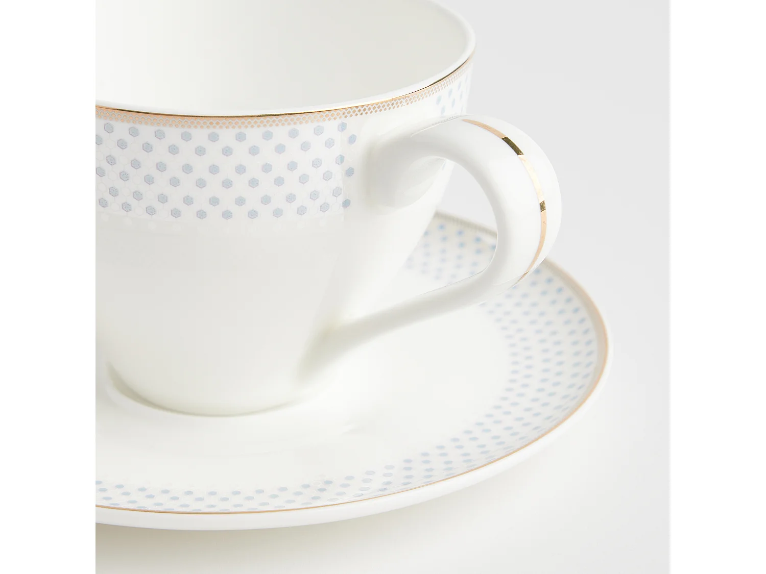 Tasse Mit Untertasse Cadena 250 ml Mittelblau