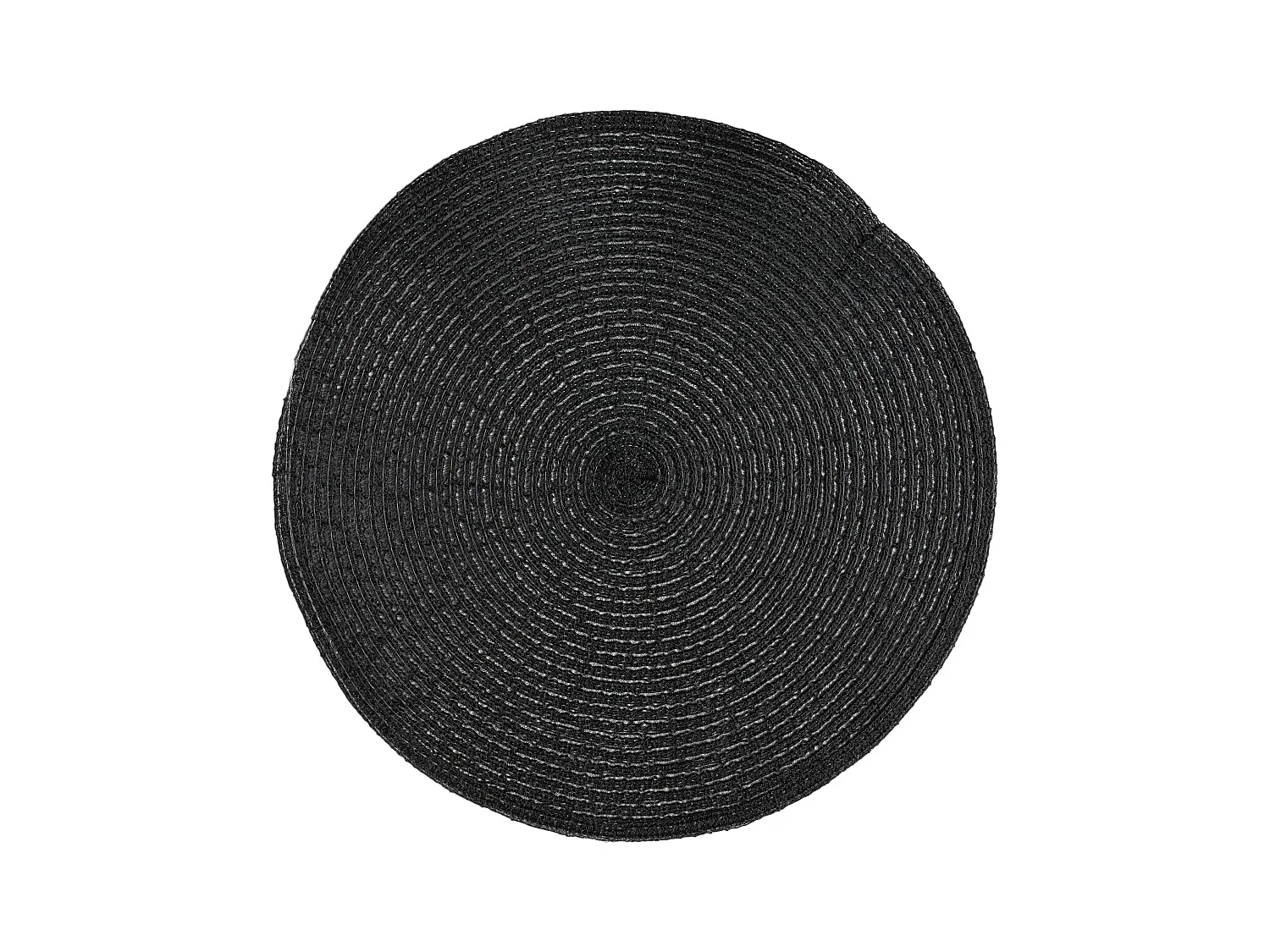 Ensemble De Sous-Verres Décoratifs Glitter Noir Moyen 38 (4 Pièces)