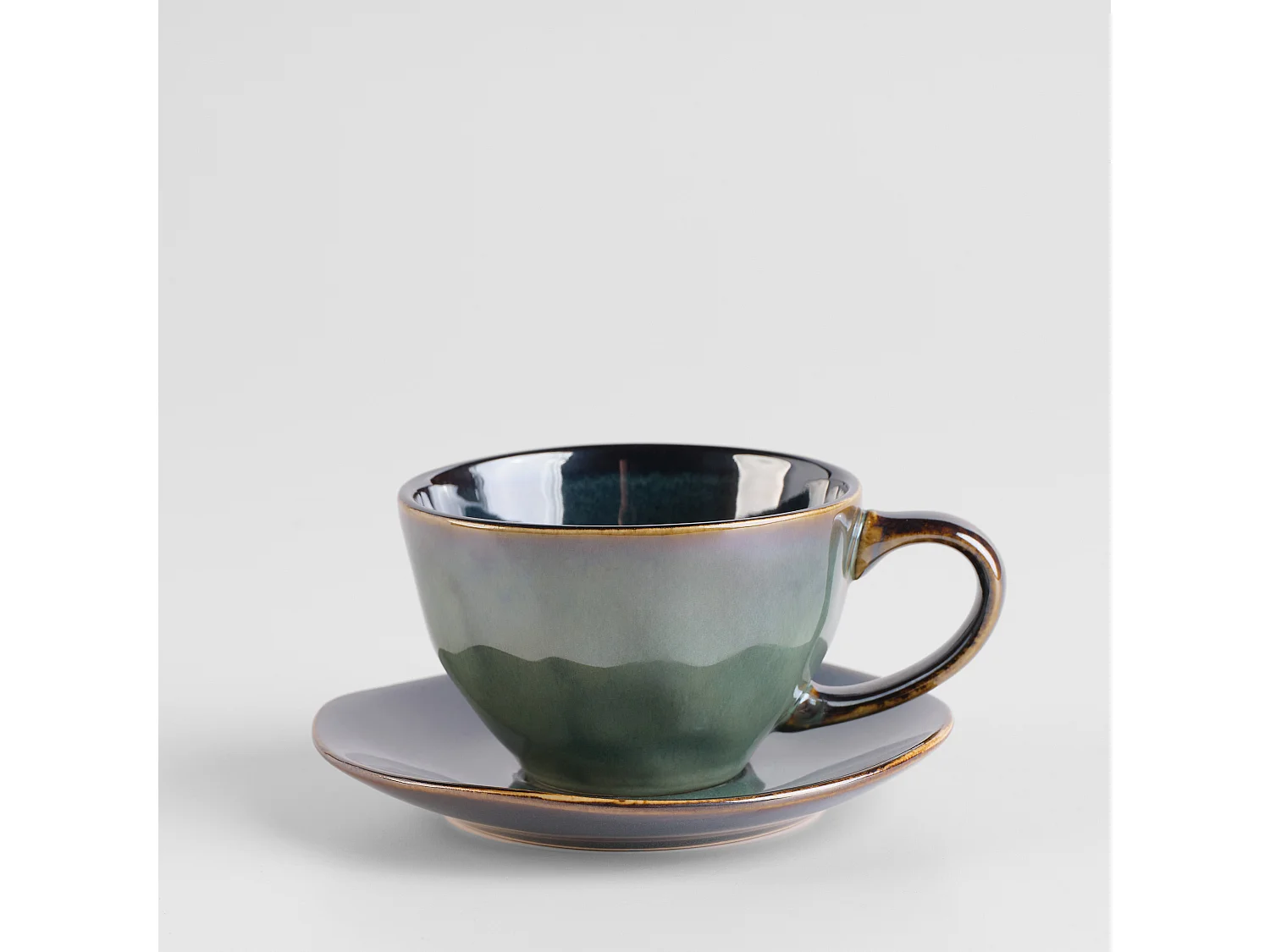 Tasse Avec Soucoupe Meala Vert Foncé 240ml