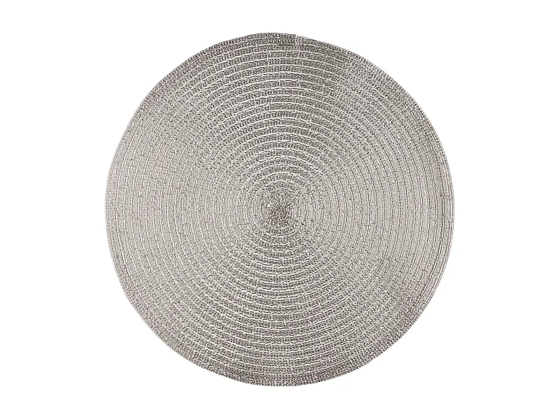 Ensemble De Sous-Verres Décoratifs Glitter set argent moyen 38 cm