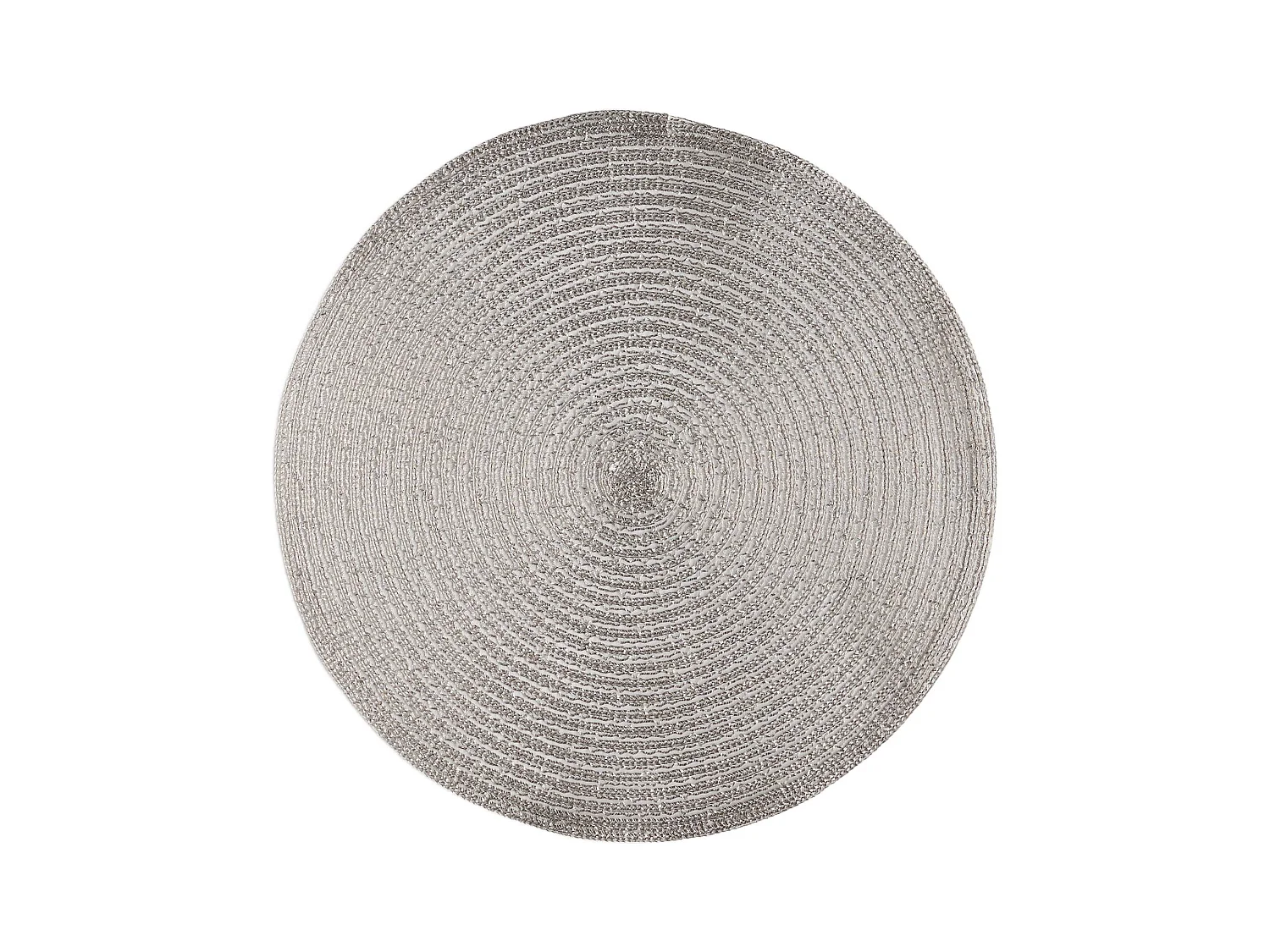 Ensemble De Sous-Verres Décoratifs Glitter set argent moyen 38 cm