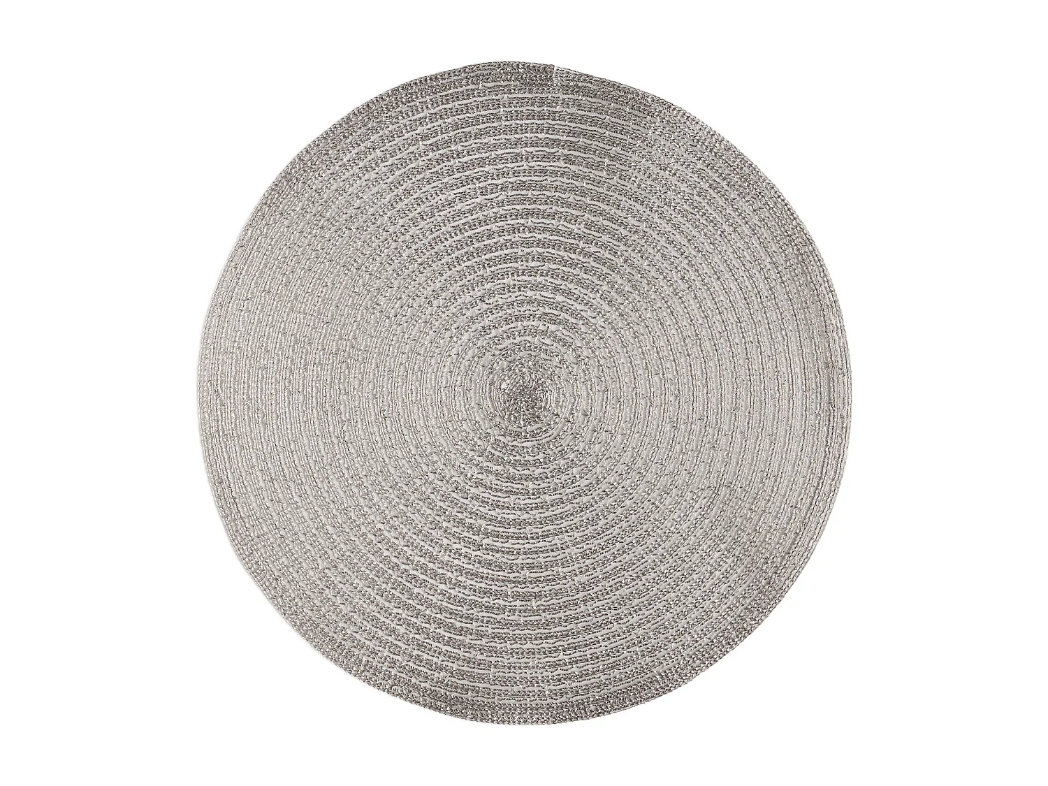 Ensemble De Sous-Verres Décoratifs Glitter set argent moyen 38 cm