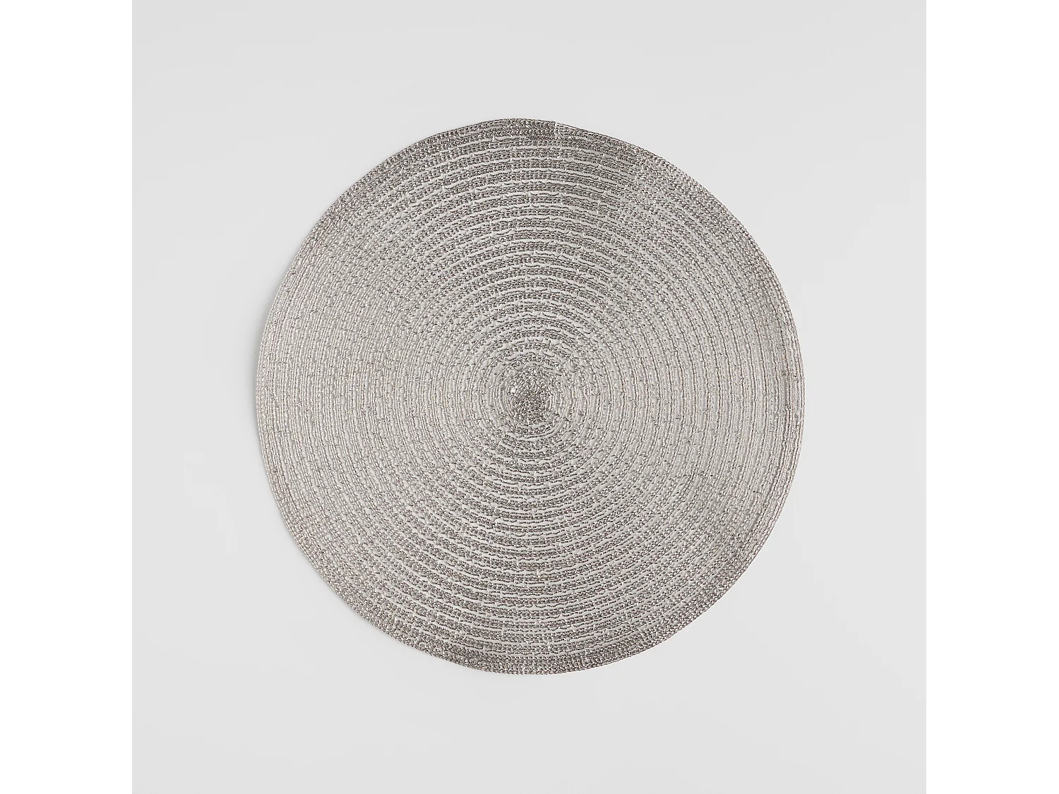 Ensemble De Sous-Verres Décoratifs Glitter set argent moyen 38 cm