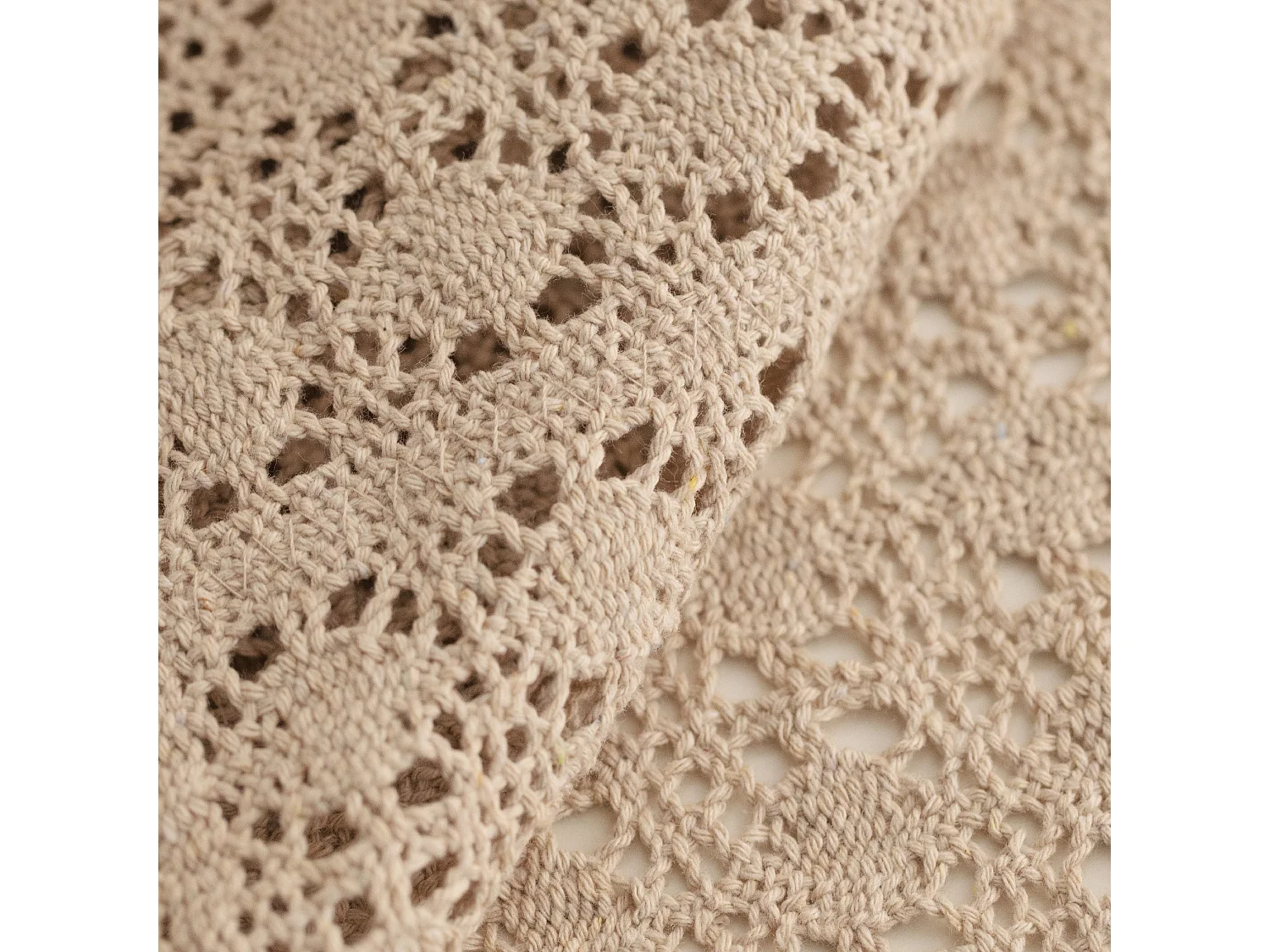 Nappe Folkelips Beige Moyen 130x180