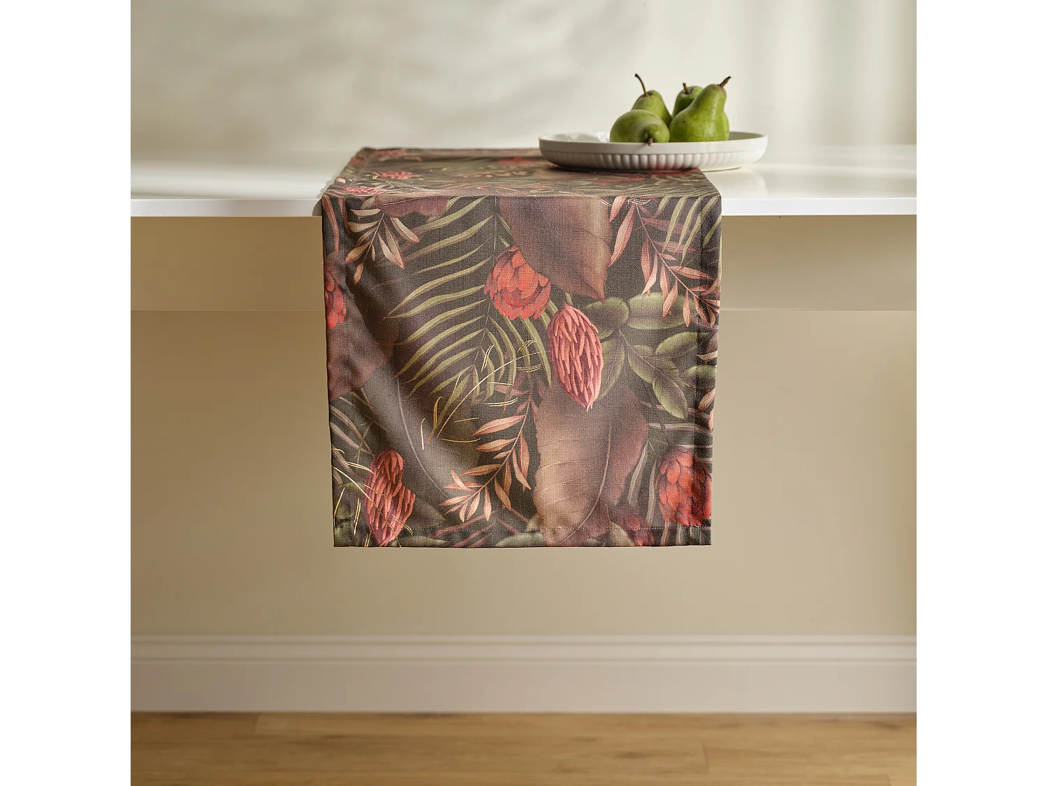 Tischläufer Tropini Dunkelgrün 40x180 cm