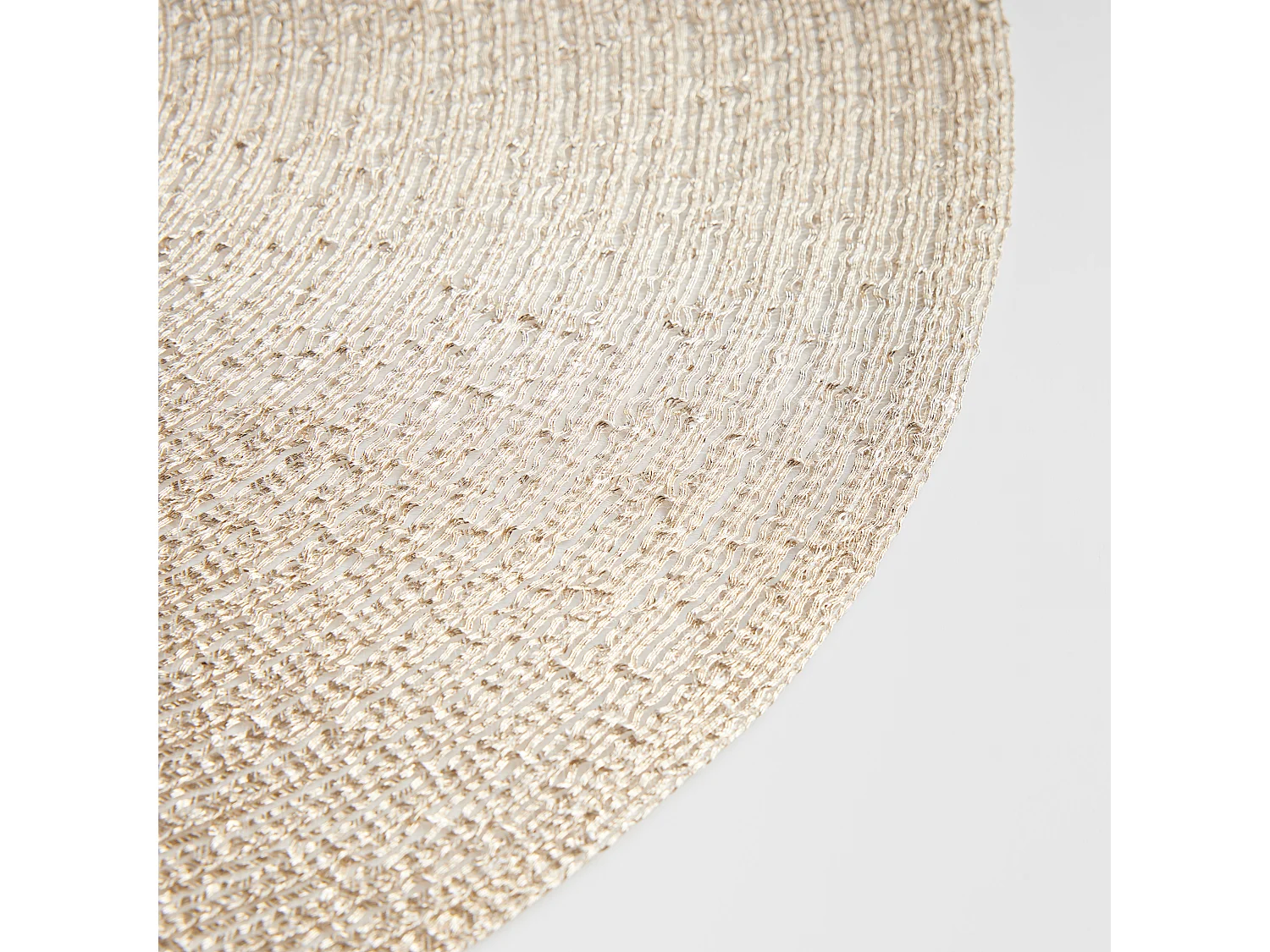 Ensemble De Sous-Verres Décoratifs Glitter Or Moyen 4 pièces