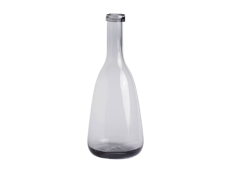 Vase Merk mittelgrau 40 x 15.5 Glas