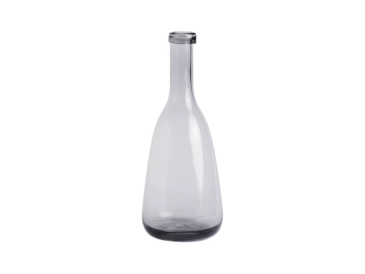 Vase Merk mittelgrau 40 x 15.5 Glas