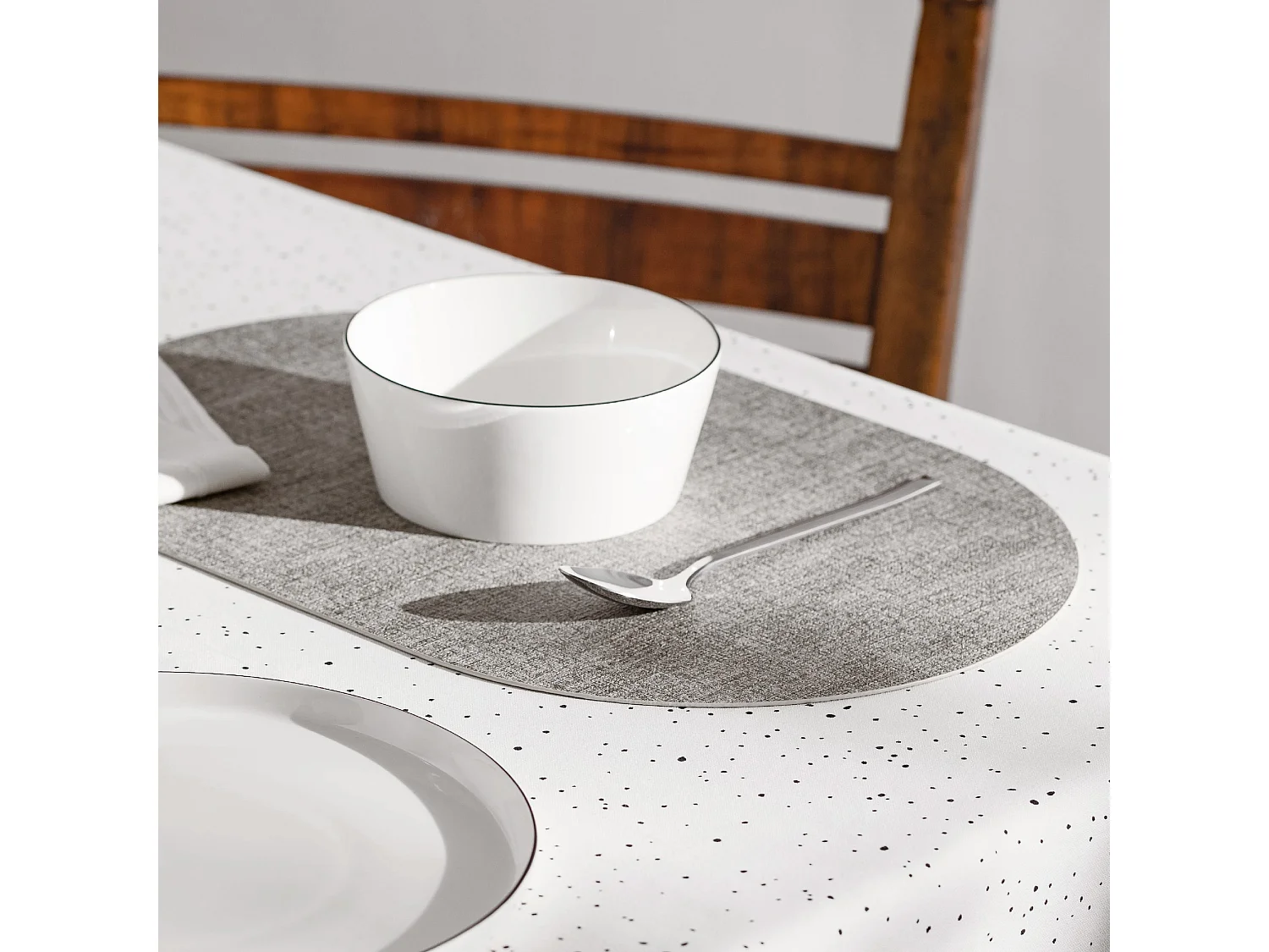 Set de Table Laban Gris Clair 45 x 30