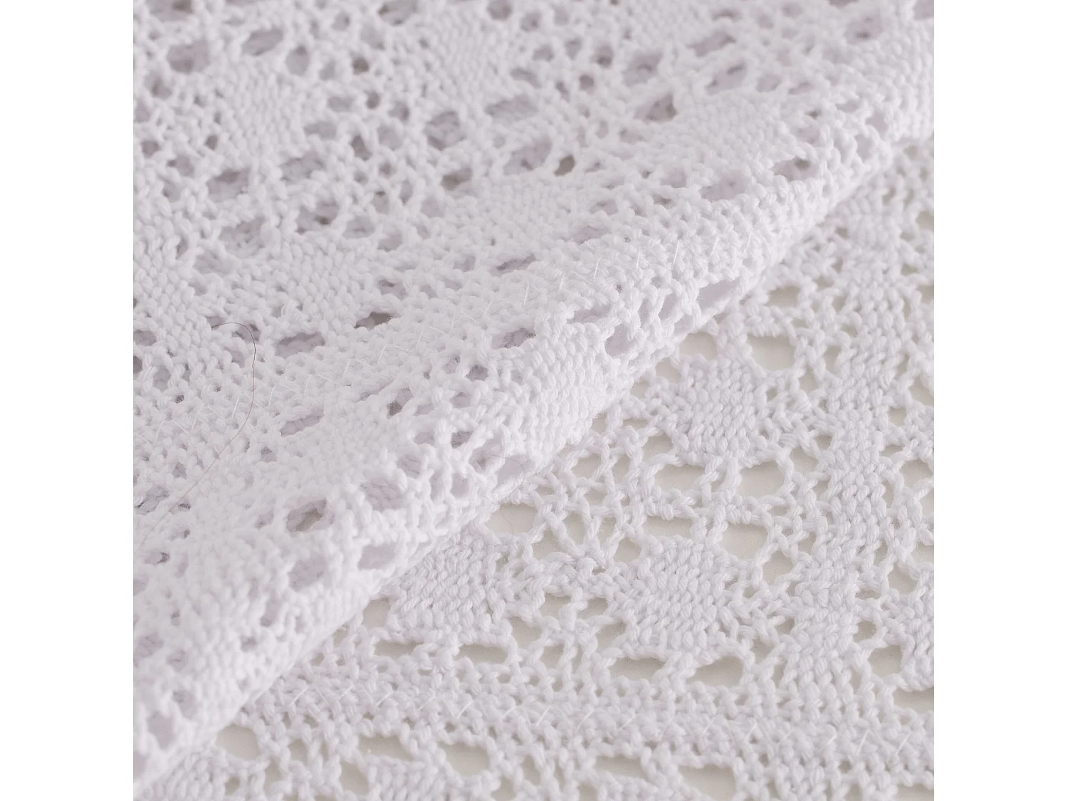 Tischdecke Folkelips mittelweiß 130 x 180