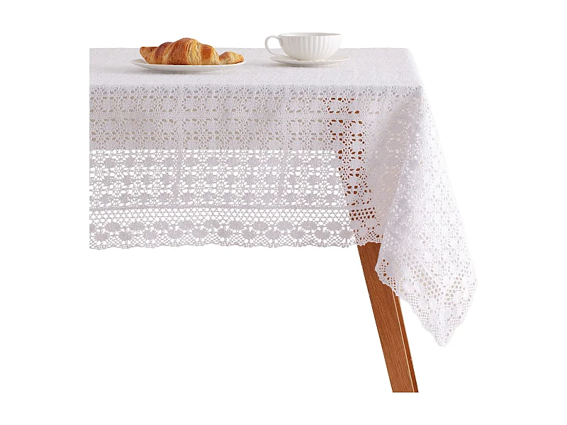 Nappe Folkelips Blanc Moyen 130 x 180