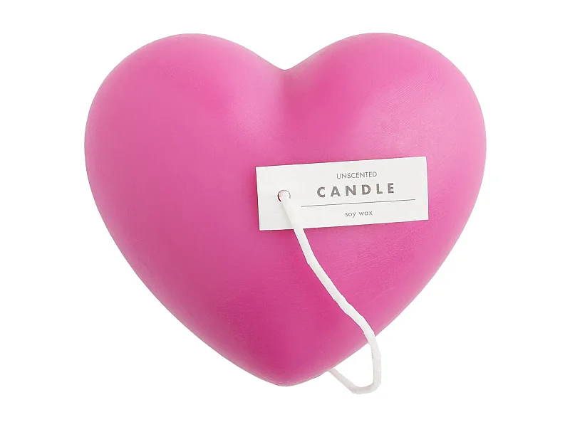 Kerze Corazone Mittelviolett 4.5 x 10 x 9.5