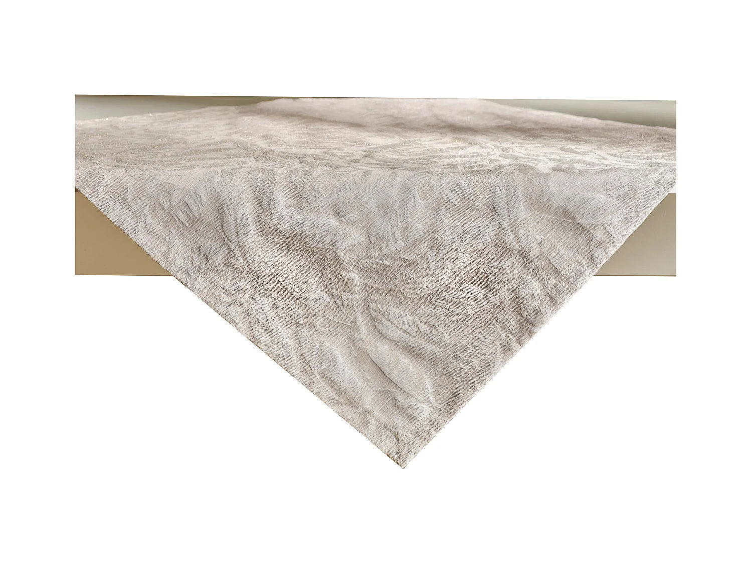 Tischdecke Sparkleaf mittleres Beige 80 x 80