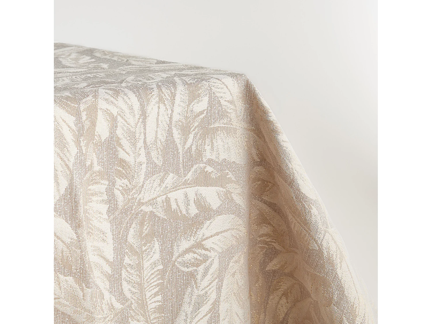 Tischdecke Sparkleaf mittleres Beige 80 x 80