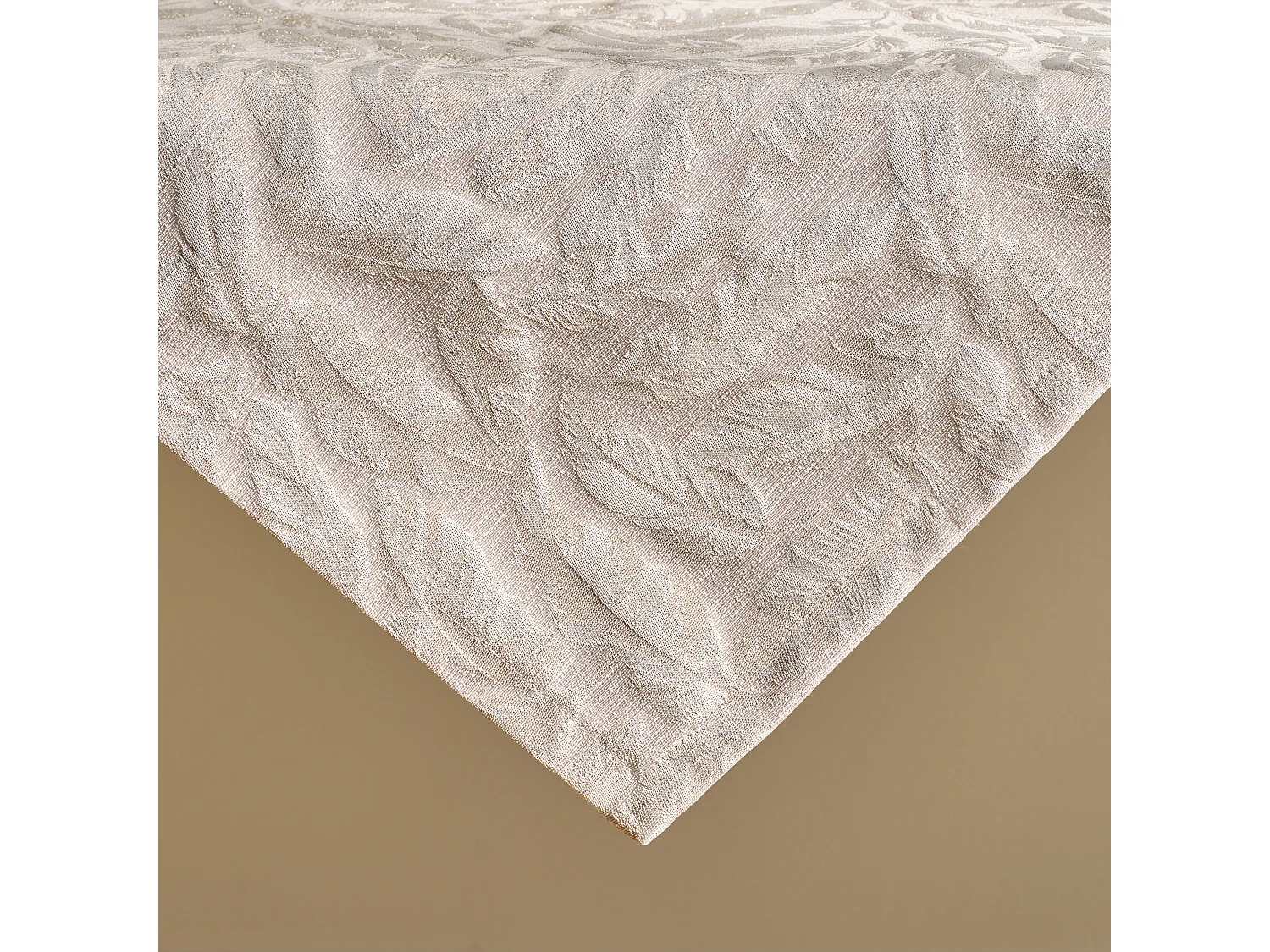 Tischdecke Sparkleaf mittleres Beige 80 x 80