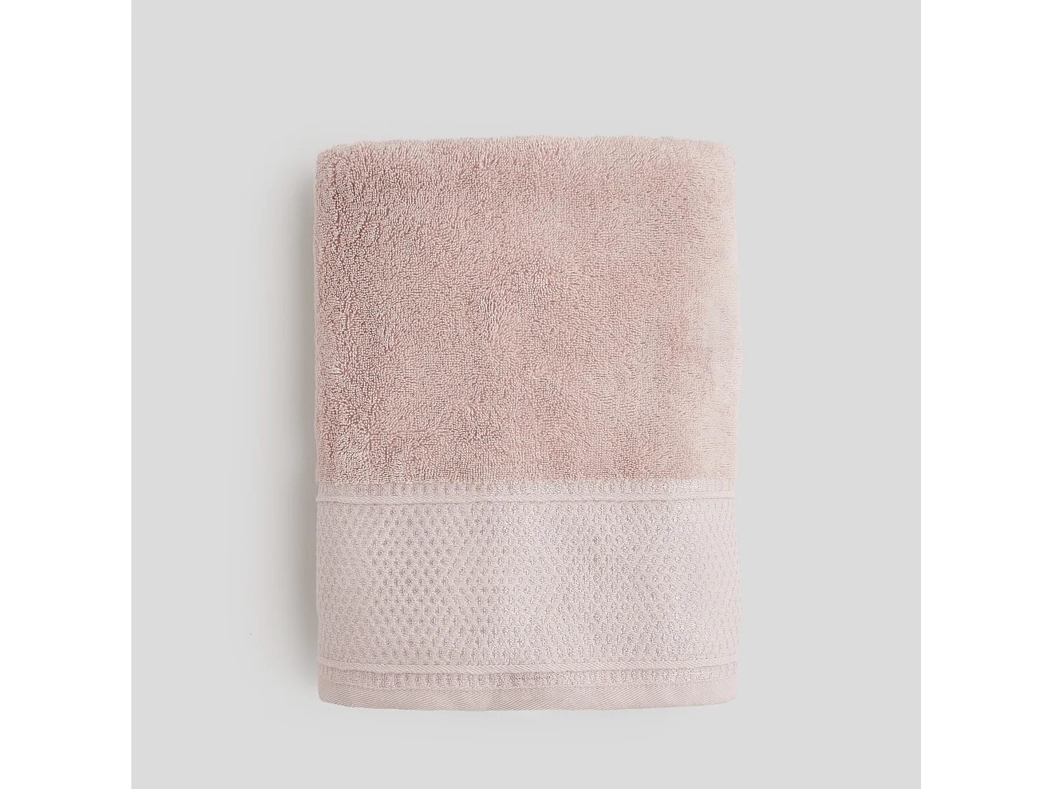 Handtuch aus ägyptischer Baumwolle Destello blassrosa 70 x 130