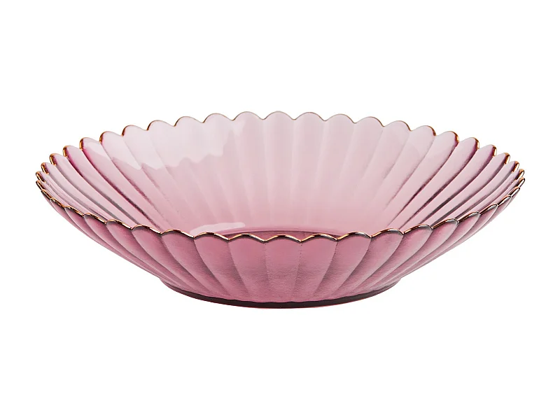 Plateau Flowo Rose Foncé 24x24