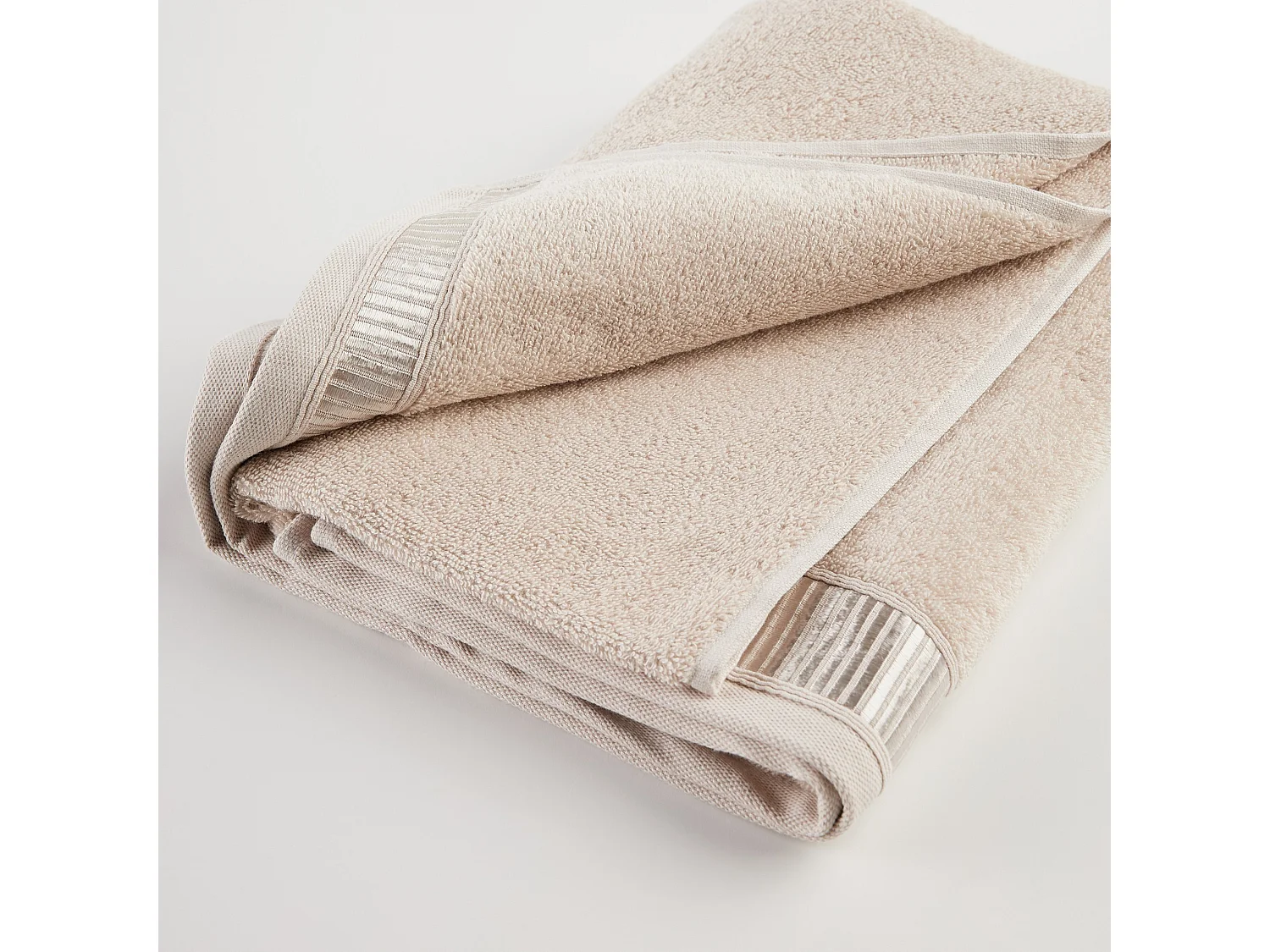Badetuch Alicanty hellbeige 70 x 130