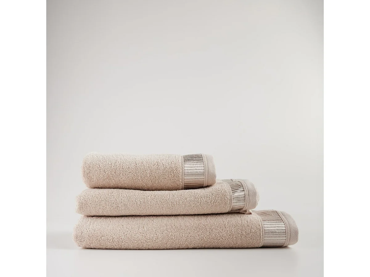 Badetuch Alicanty hellbeige 70 x 130