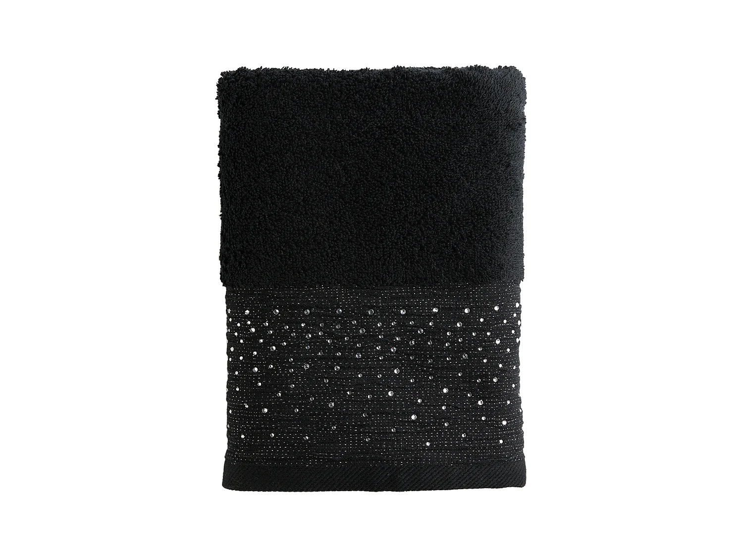 Serviette De Bain Cristales Noir Moyen 50 x 90