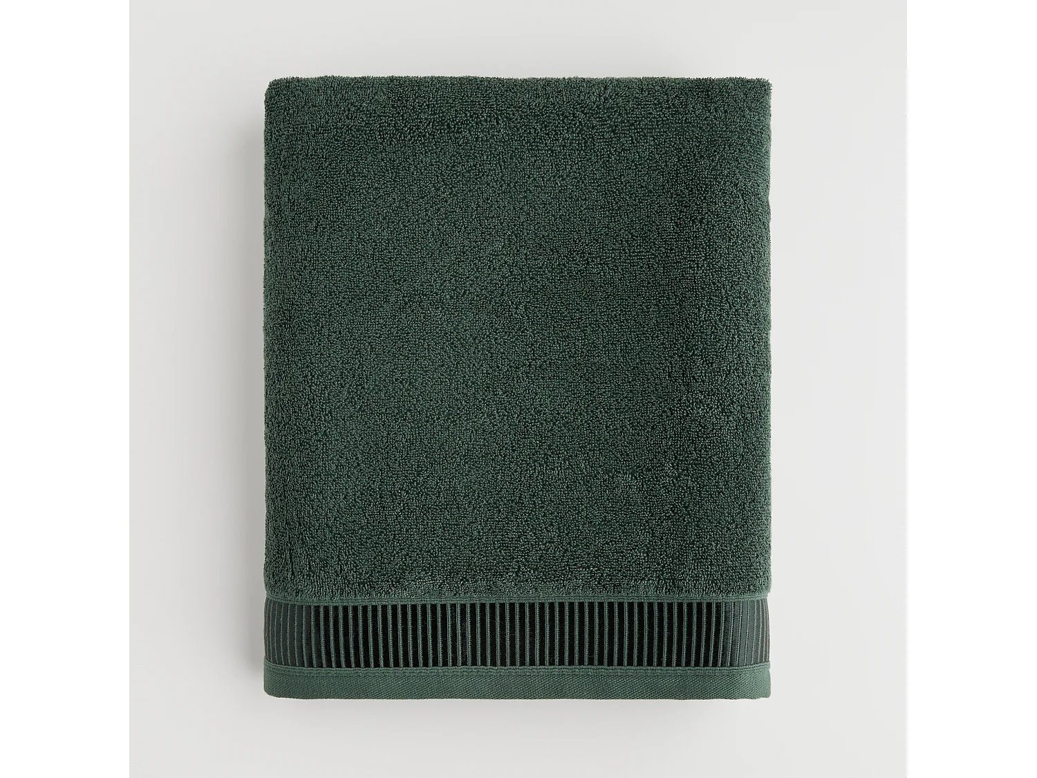 Serviette De Bain Alicanty Vert Foncé 100x150