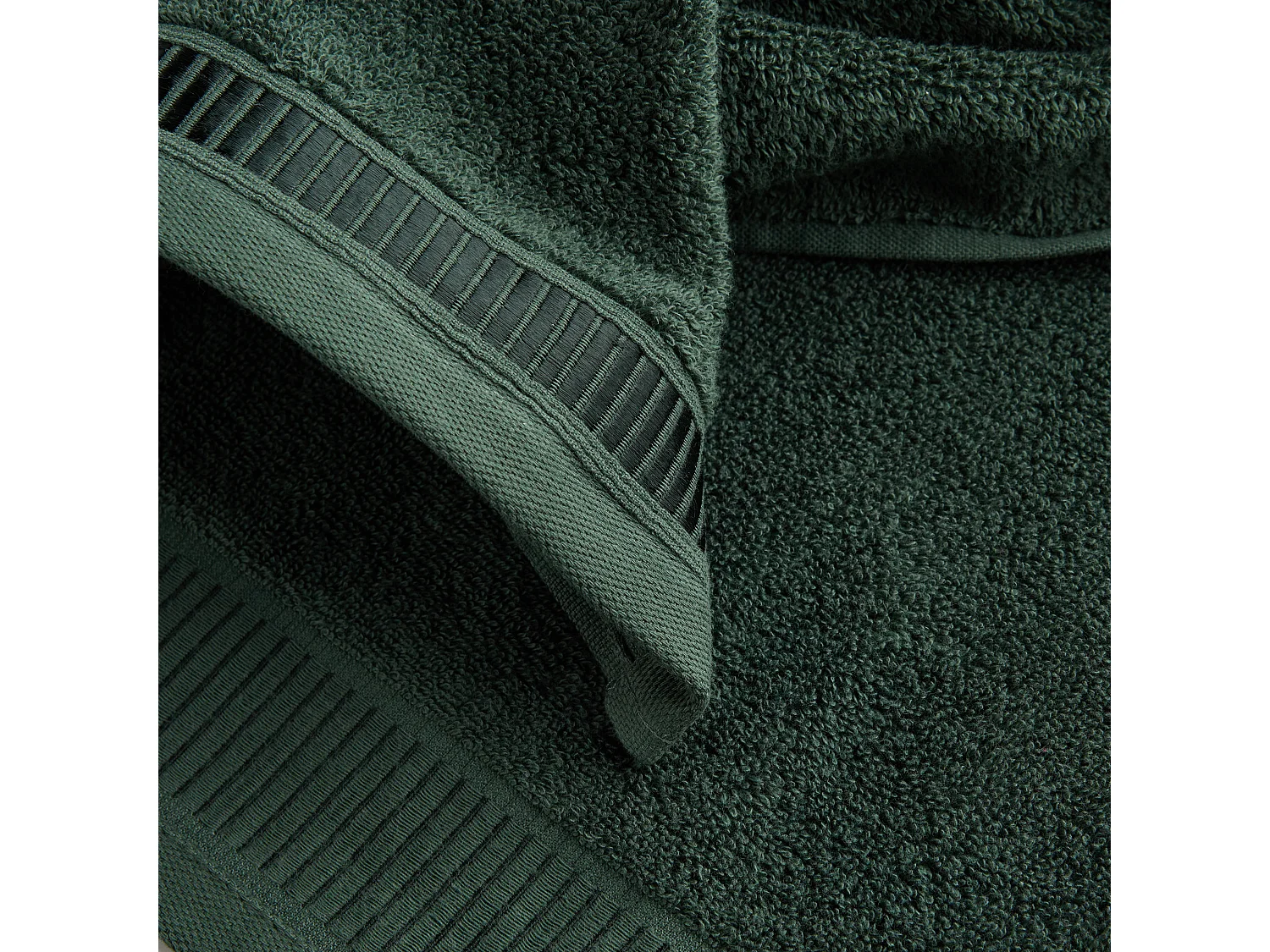 Serviette De Bain Alicanty Vert Foncé 100x150