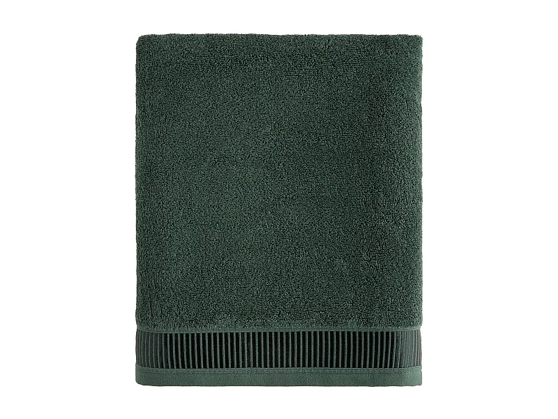 Serviette De Bain Alicanty Vert Foncé 100x150