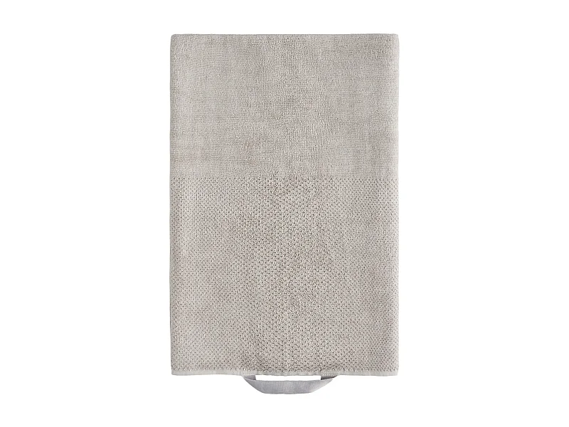 Badetuch Strippo Hellgrau 100x140 cm