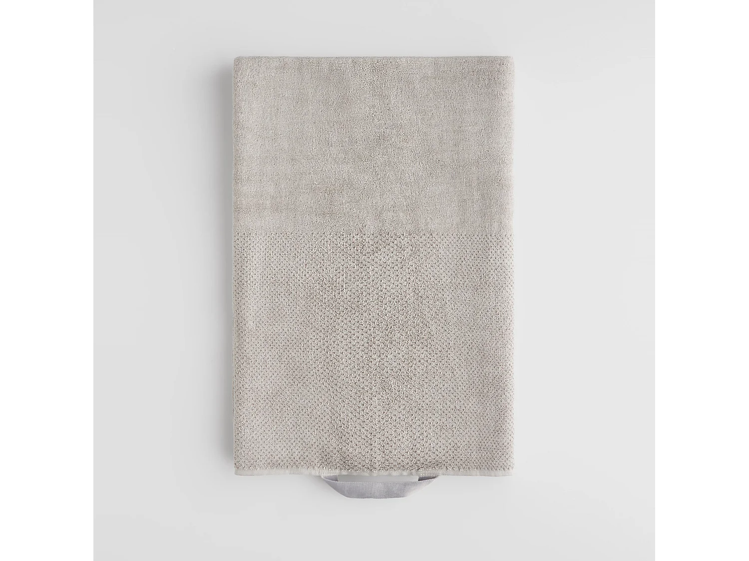 Badetuch Strippo Hellgrau 100x140 cm