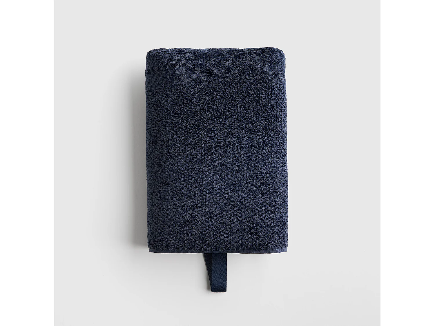 Serviette De Bain Strippo Bleu Foncé 100 x 140