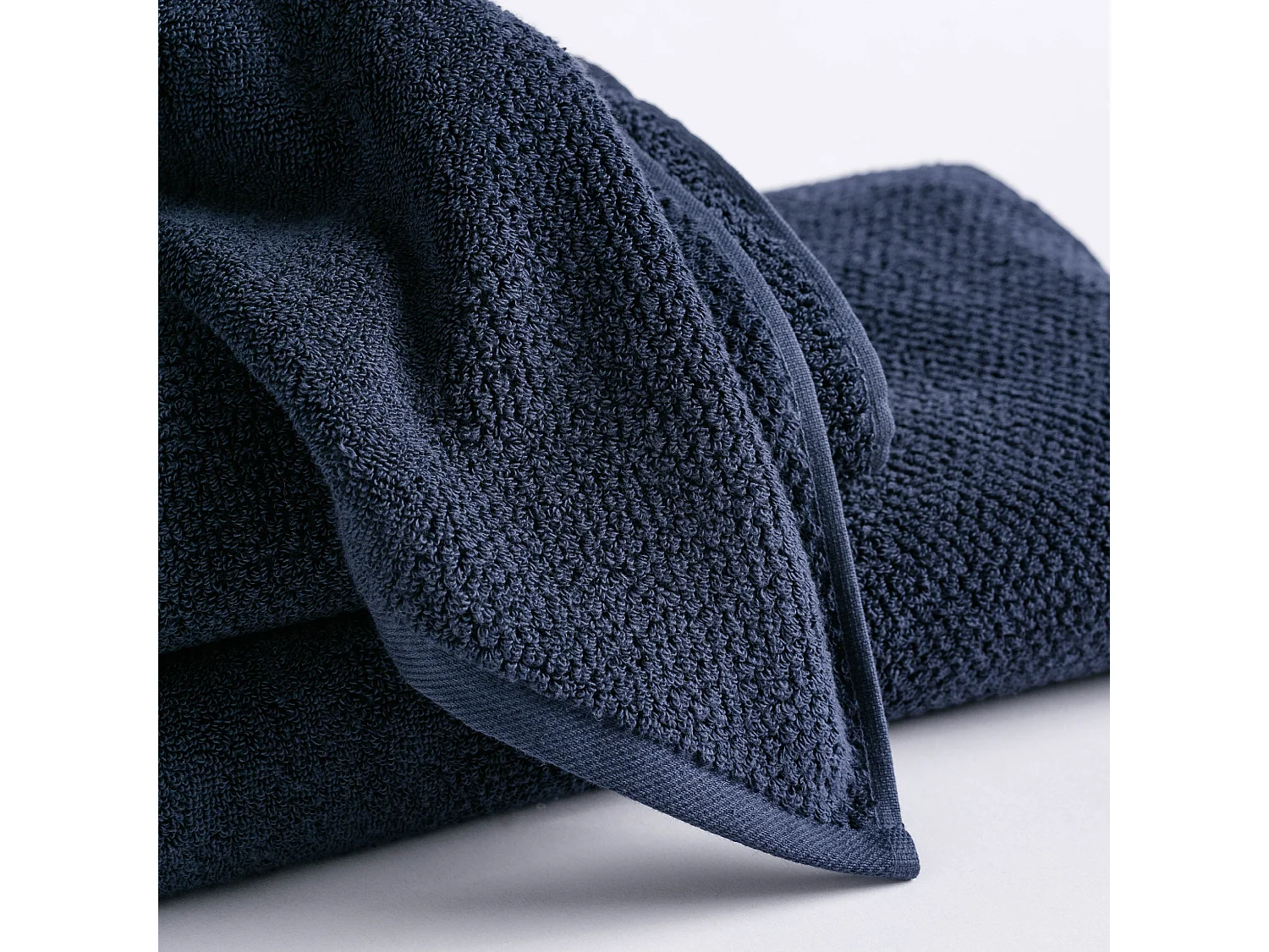 Badetuch Strippo Dunkelblau 100 x 140